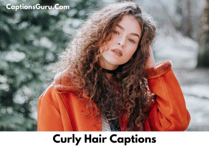 Curly Hair Captions