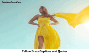 140 Yellow Dress Captions and Quotes For Instagram