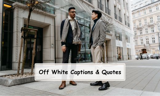 Off White Captions and Quotes