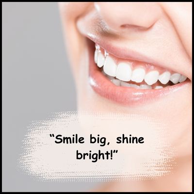 Teeth Whitening Captions and Quotes