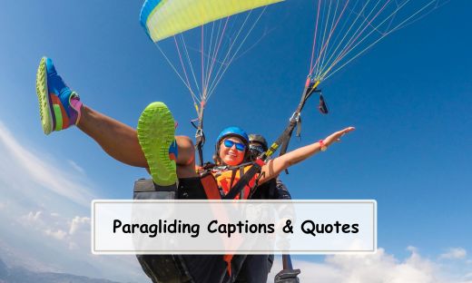 Paragliding Captions and Quotes