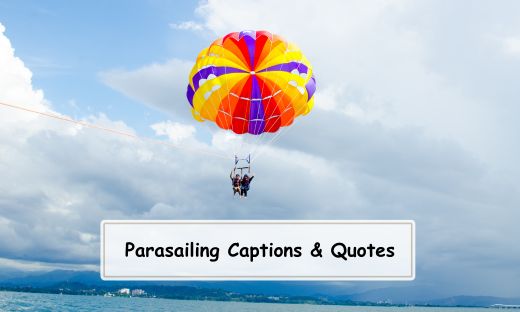Parasailing Captions and Quotes